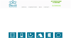 Desktop Screenshot of dreamwindowanddoor.com